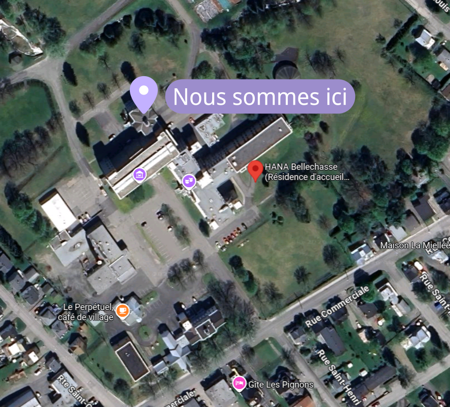 Carte de l'adresse temporaire